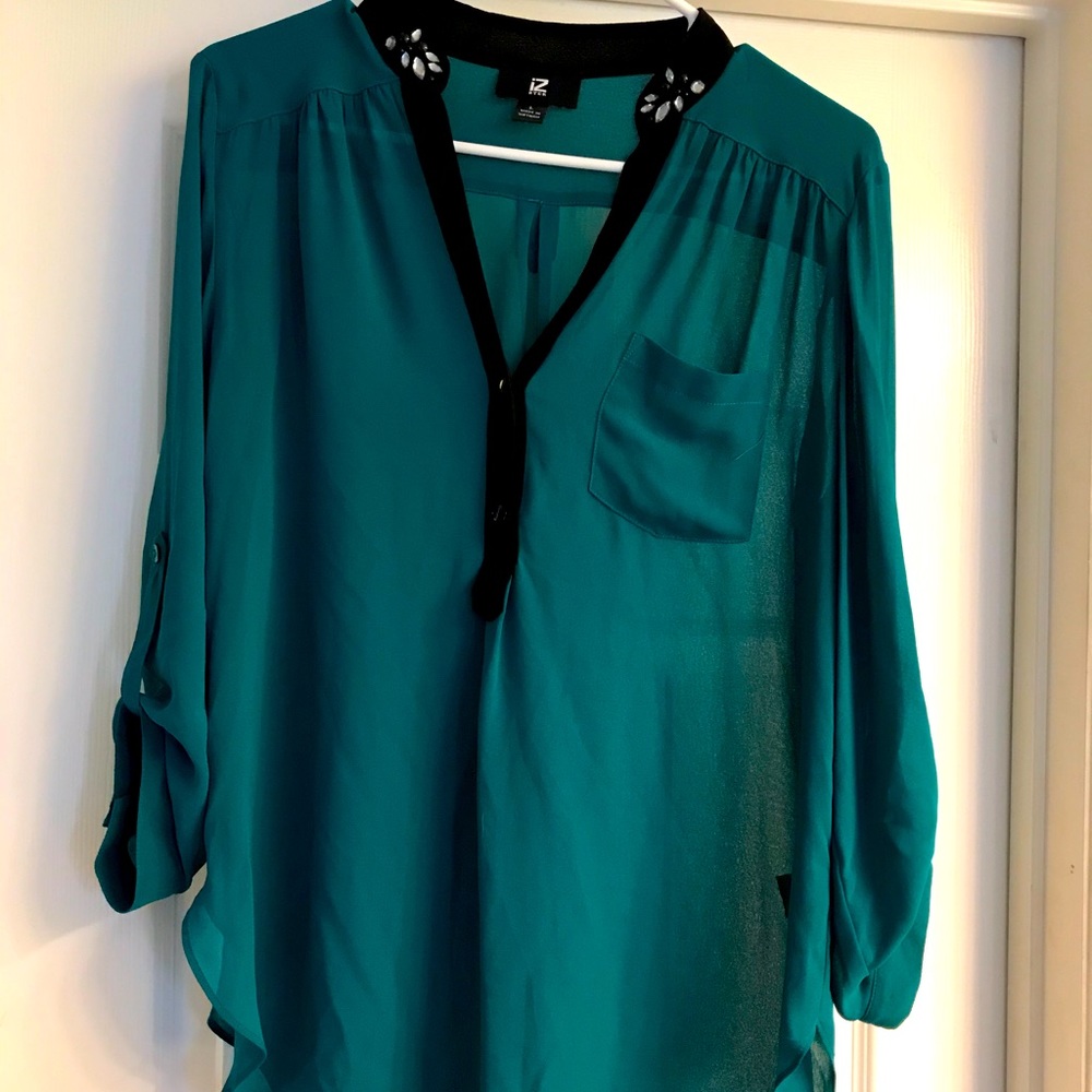 Henley blouse